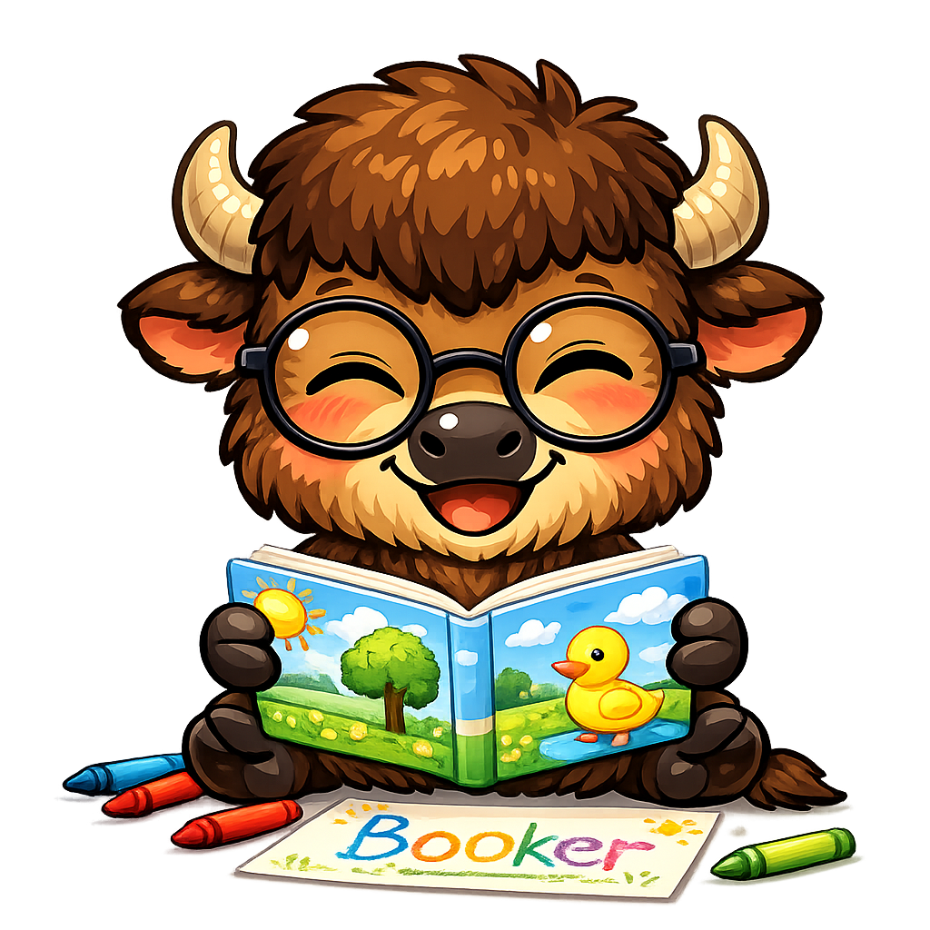 Booker-with-book