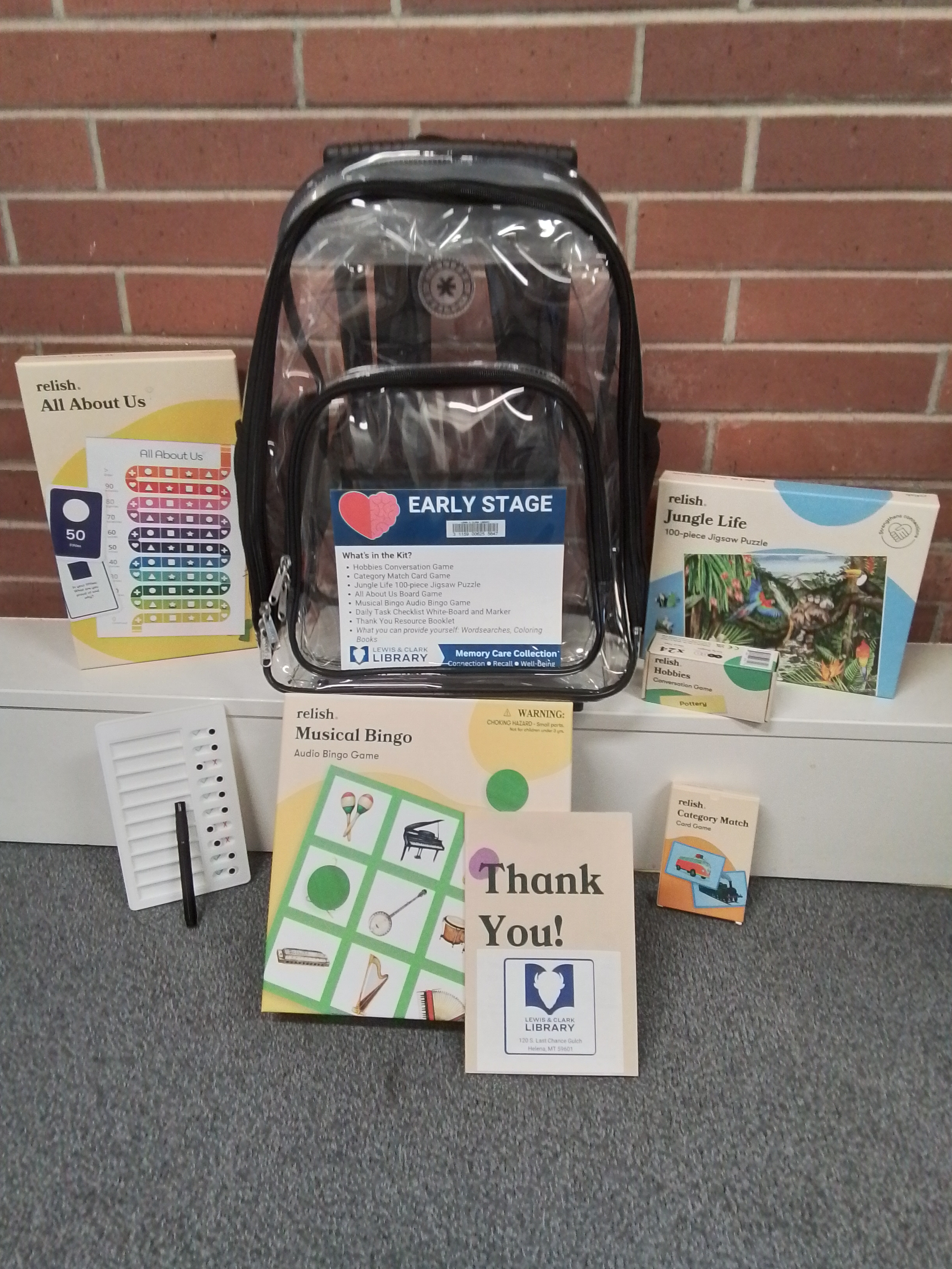 Early Stage Kit Contents Display Rotated